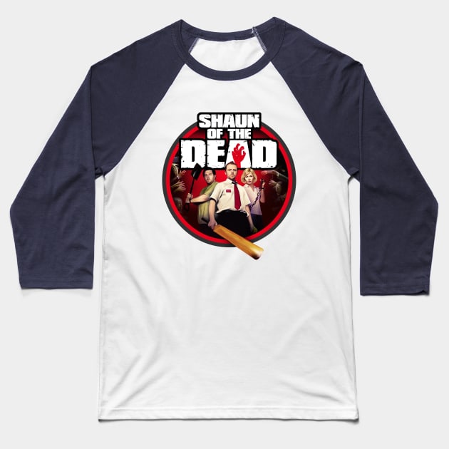 zombie apocalypse and friendship Baseball T-Shirt by Trazzo